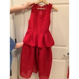 Maje red dress